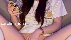 Italian girlfriend humiliates cuckold with joi and sph