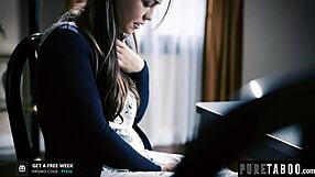 The Dirty Bishop Forgives 18-Year-Old Alina Lopez By Licking Her Pussy And Diving Into Her Muff!