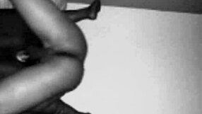 Skinny girl with big butt in homemade hood fun?