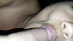 Wife Deepthroats and Swallows Cum in Homemade POV
