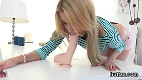 Petite Teen's Wet Pussy And Asshole Screwed Hard