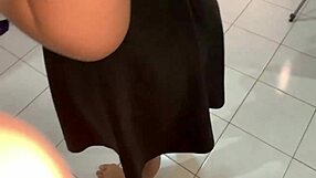 I had a quick fuck with my stepsister while our parents were shopping, and she ate all my cum