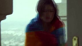 Oh wow, that teen babe's tight natural tits and perfect body get worshipped in college!