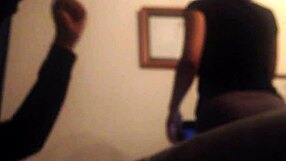 huge booty latina gives lapdance to her partner