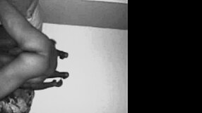 Skinny girl with big butt in homemade hood fun?