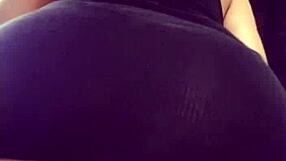 teen girl dances slowly with her nice brazilian ass