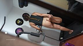 Incredible Things My Young Neighbor Does While Exercising, Spied Through the Window