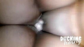 Black Couple Fucking In Doggy And POV