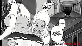 Feeling the bad luck in this intense lesbian creampie scene