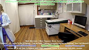 Bliv Doktor Tampa, Giv Alexandria Wu Ydmygende Gyno-Eksamen for Nye Studerende med Sygeplejerske Stacy Shepard ved Tampa University Indgangsundersøgelse Film Doktor-Tampa Com