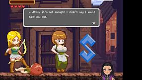 Japanese Hentai game with a hot Busty Succubus in Animated Hentai adventure