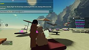 Roblox condo 2 enjoying a relaxing day at the beach