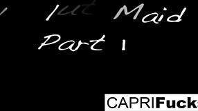 Capri Cavanni and Kortney Kane engage in intense lesbian fucking with big tits