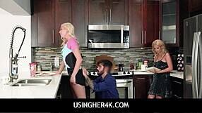 blonde teen stepsister kay lovely feels intense pleasure in freeuse blowjob and doggystyle creampie with stepbrother