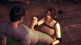 lara croft cosplay hentai ignites passionate desires in animated sex