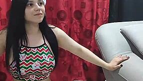 petite teen bent over in doggystyle christmas fucking, cute amateurs giving what she likes with friends.