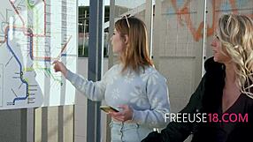 Free Use Route with Ginger Grey and Katie Morgan?