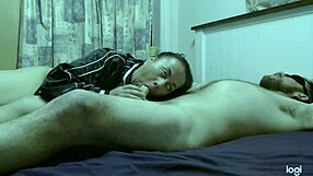 Becky Ties Him Up! Blindfolds Him!