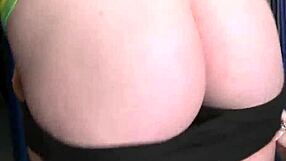 Random girls flash boobs in garage for cash exchange