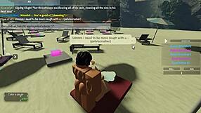 Roblox condo 2 enjoying a relaxing day at the beach