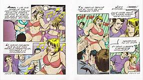 Mexican Comic Cartoon Features A Latina Gordibuena In Action