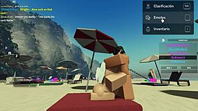 Roblox condo 2 enjoying a relaxing day at the beach