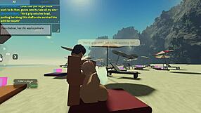 Roblox condo 2 enjoying a relaxing day at the beach