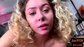 Teen enjoys close pov with boyfriend