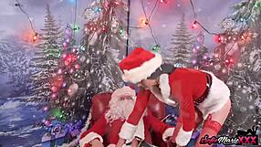 Milf Sofie Marie Seduces Santa And Rides His Massive Dick!