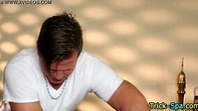 Relaxed Brunette Beauty Massage