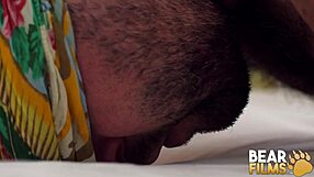 Bearfilms black bear emmett frost shares intimate moments with gay peter pucker