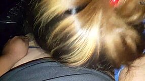 young amateurs sucking cock intensely in truck