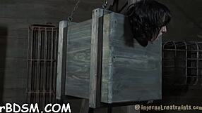 hottie in latex dress gets punished with blowjob and toys