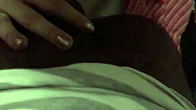 Is this young slut giving interracial blowjob?