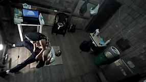 military stepsister arrives horny after months without man and we fuck on the floor