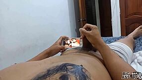 I Finish Fucking My Stepbrother's Cock in My Ass!