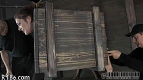 she moans during sadomasochism fucking in the dungeon