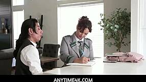 Curvy girlfriend's freeuse household gets wild blowjob action