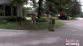 Wild Teen Flashes Big Tits in Church