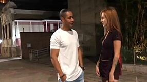 Street slut craves big cock for bareback action