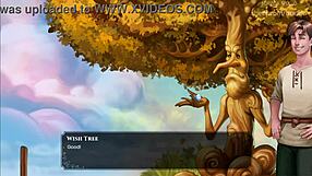 Crazy Big Tits Blonde Chops Wooden Dick