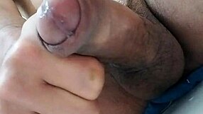 Porno with a hairy porn babe masturbating gets a handjob and a creampie
