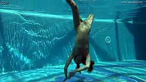 Irina Teasing Her Sexy Body Underwater?