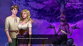 Crazy Big Tits Blonde Chops Wooden Dick