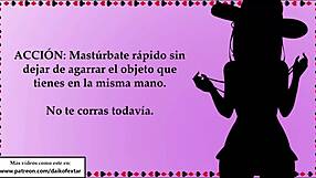 interactive game with spanish witches in fantasy world