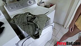 Step daughter sucks dad's cock!