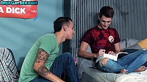 Nympho Twink Takes Big White Cock Deep in Tight Asshole with Loud Moans