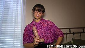 Dominatrix Dresses Submissive As Sissy Fuck Doll