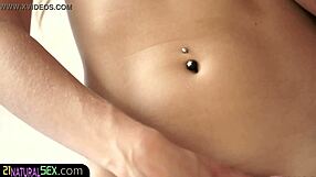 solo debutante fingering by the pool with small 18+ tits