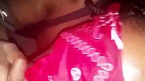 Ebony Girl Tops You Off For Cash In Closet Hiding Spot